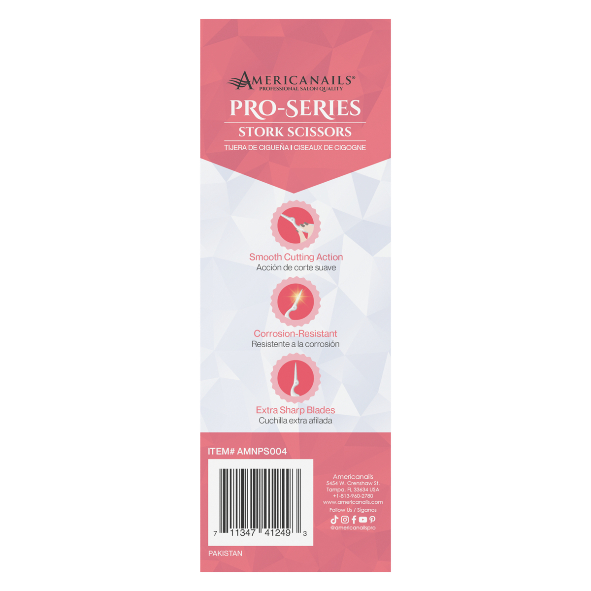 Americanails Pro-Series Stork Scissors Case (12 Pack)