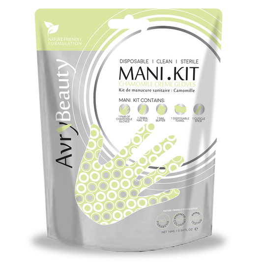 Kit de manicura desechable todo en uno AvryBeauty | Manzanilla
