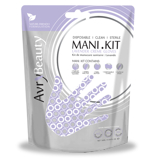 Kit de manicura desechable todo en uno AvryBeauty | Lavanda