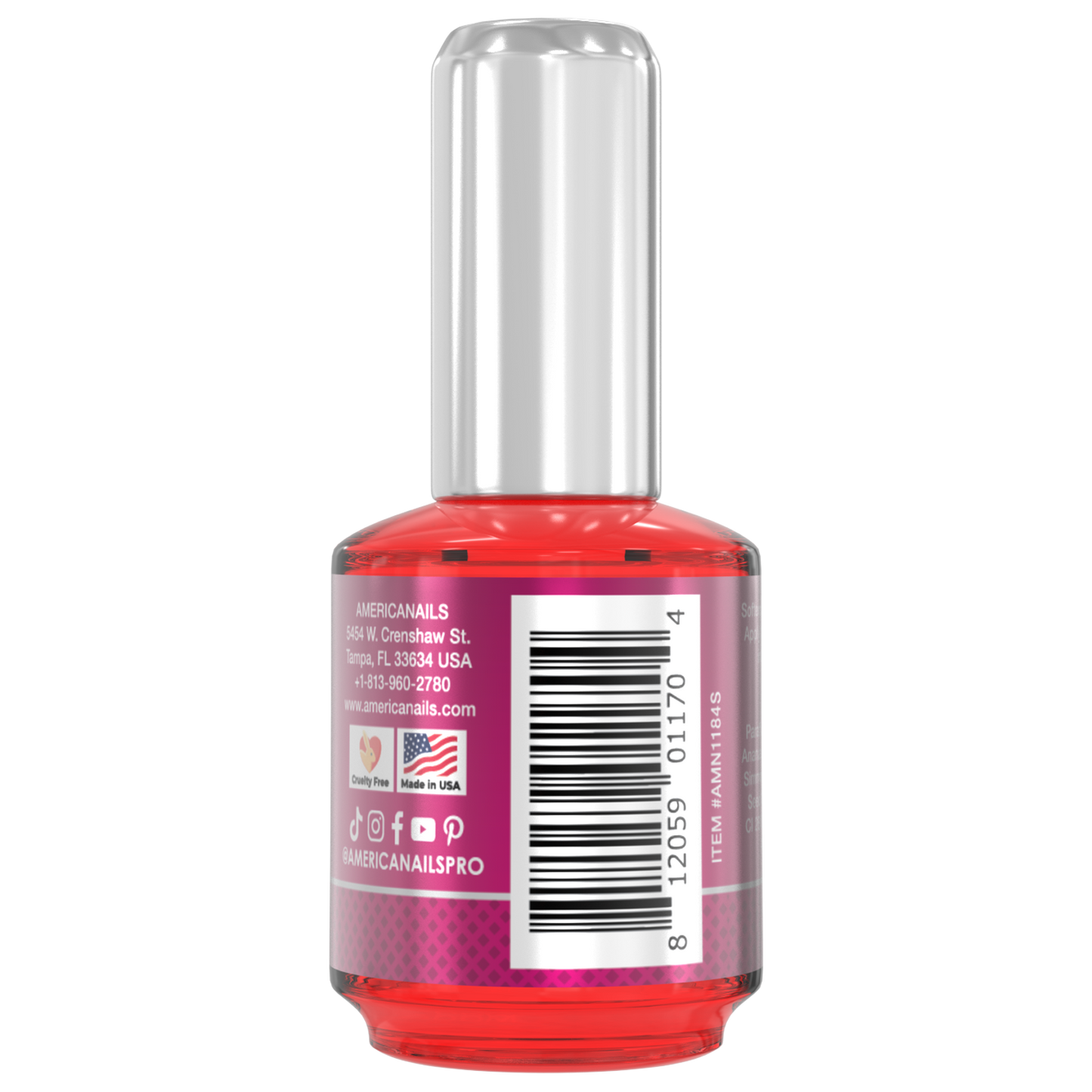 Americanails Strawberry Cuticle Oil .5oz