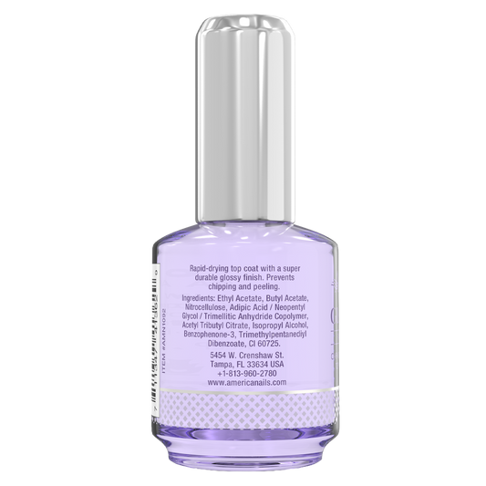Americanails GlossLock Top Coat de Secado Rápido 0.5oz