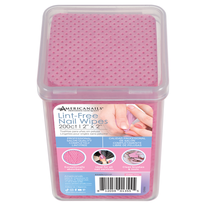 Americanails Lint-Free Nail Wipes 200ct