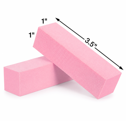 Americanails Disposable Maxi Pink Buffers | 80/100 Grit 10ct