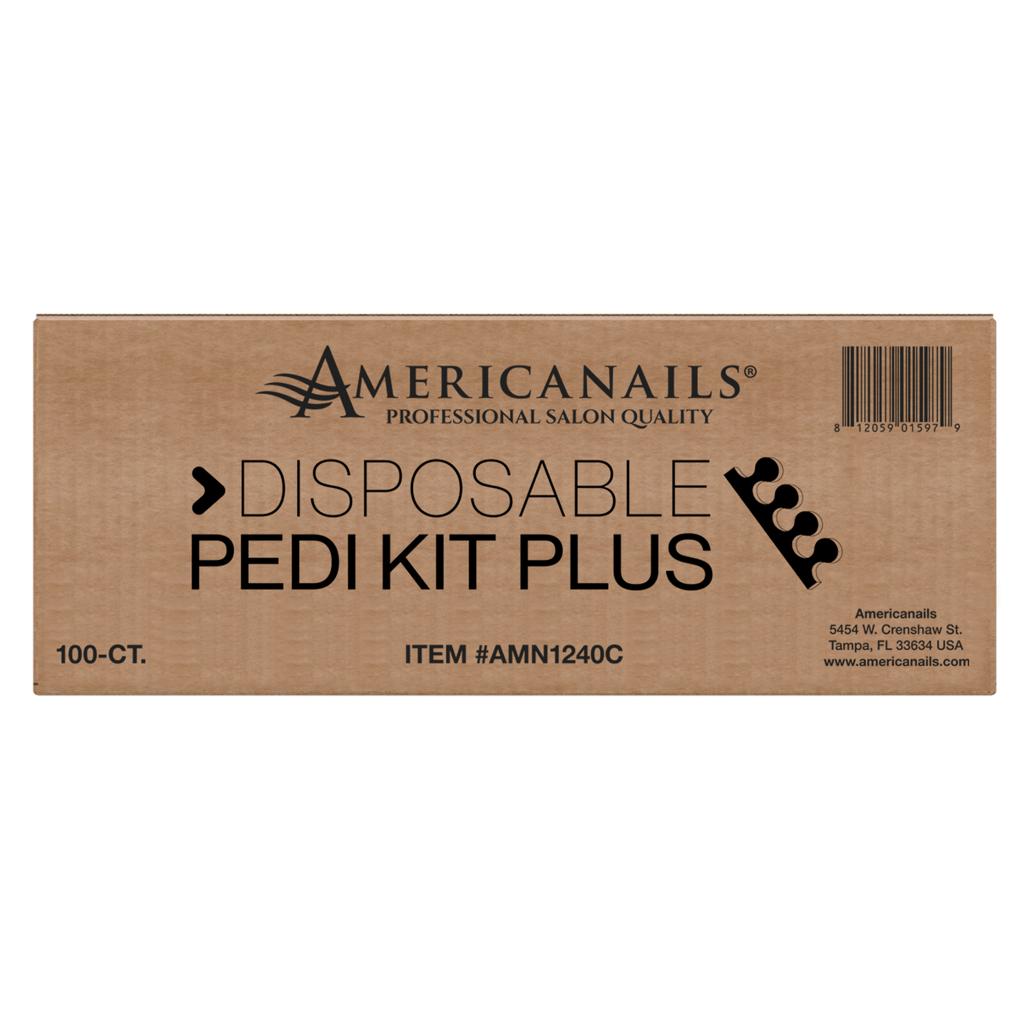 Americanails Disposable Pedi Kit Plus 400ct Case