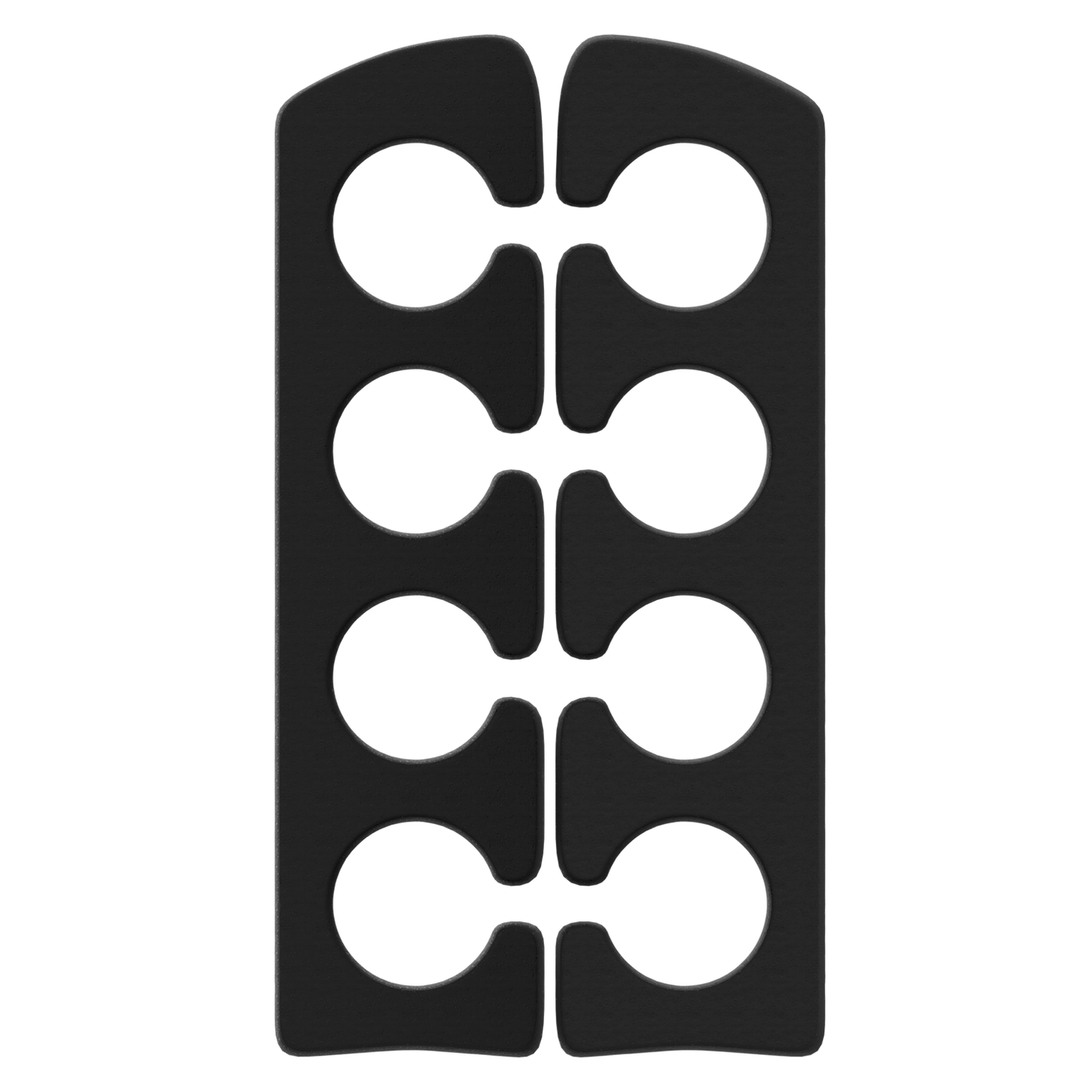 Americanails Softeez Toe Separators | Pure Black 144ct