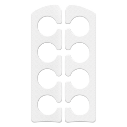 Americanails Softeez Toe Separators | Crisp White 144ct