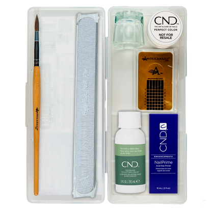 Kit de inicio para esculpir uñas acrílicas sin olor Nouveau Nail Adhesion