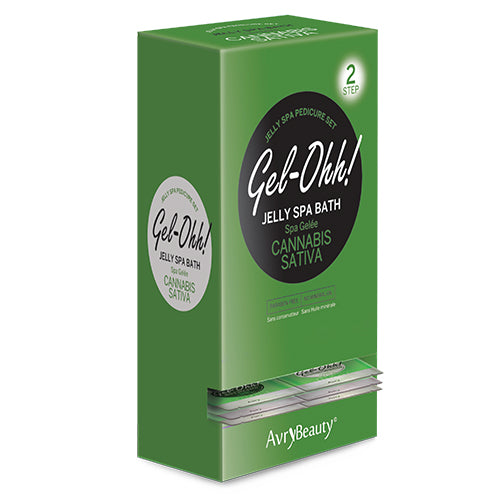 AvryBeauty Gel-Ohh! Jelly Spa Pedi Bath | Cannabis Sativa (30 Pack)
