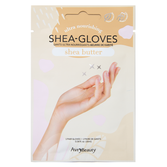 AvryBeauty Waterless Manicure Shea Butter Gloves | Shea Butter Case (25 Pack)