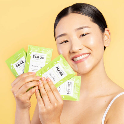 Kit de pedicura de 4 pasos de AvryBeauty | Té verde 