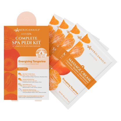 Americanails AMN Spa Complete Pedi Kit | Energizing Tangerine