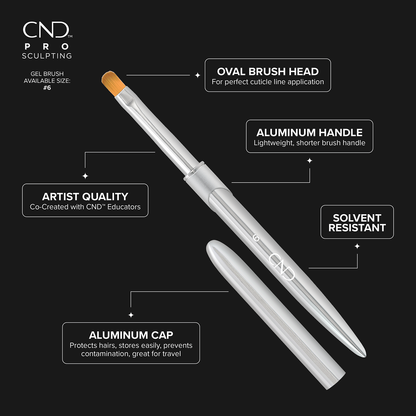 CND Pro Sculpting Gel Brush #6