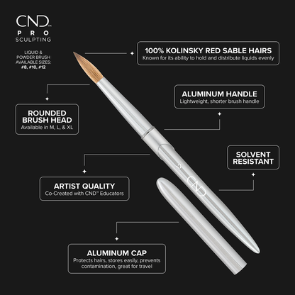 CND Pro Sculpting L&P Brush #8