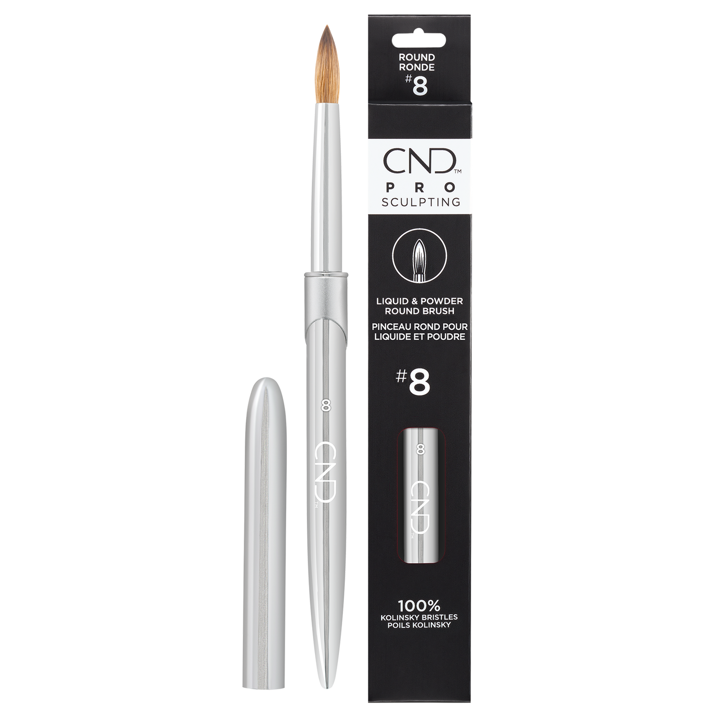 CND Pro Sculpting L&P Brush #8