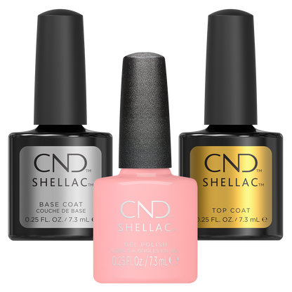 CND Shellac Blush Teddy Trio