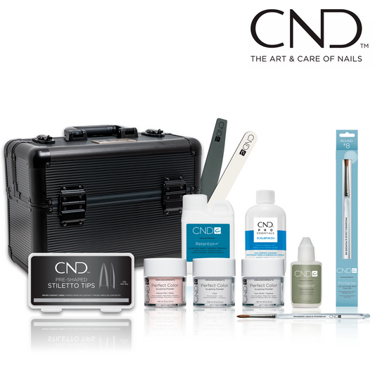 CND Pro Travel Case Liquid & Powder Bundle