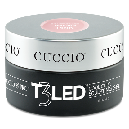 Cuccio T3 LED Controlled Leveling Gel | Pink 1oz