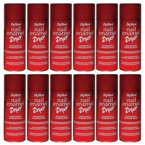 Secador de esmalte DeMert, caja de 7.5 oz (paquete de 12)