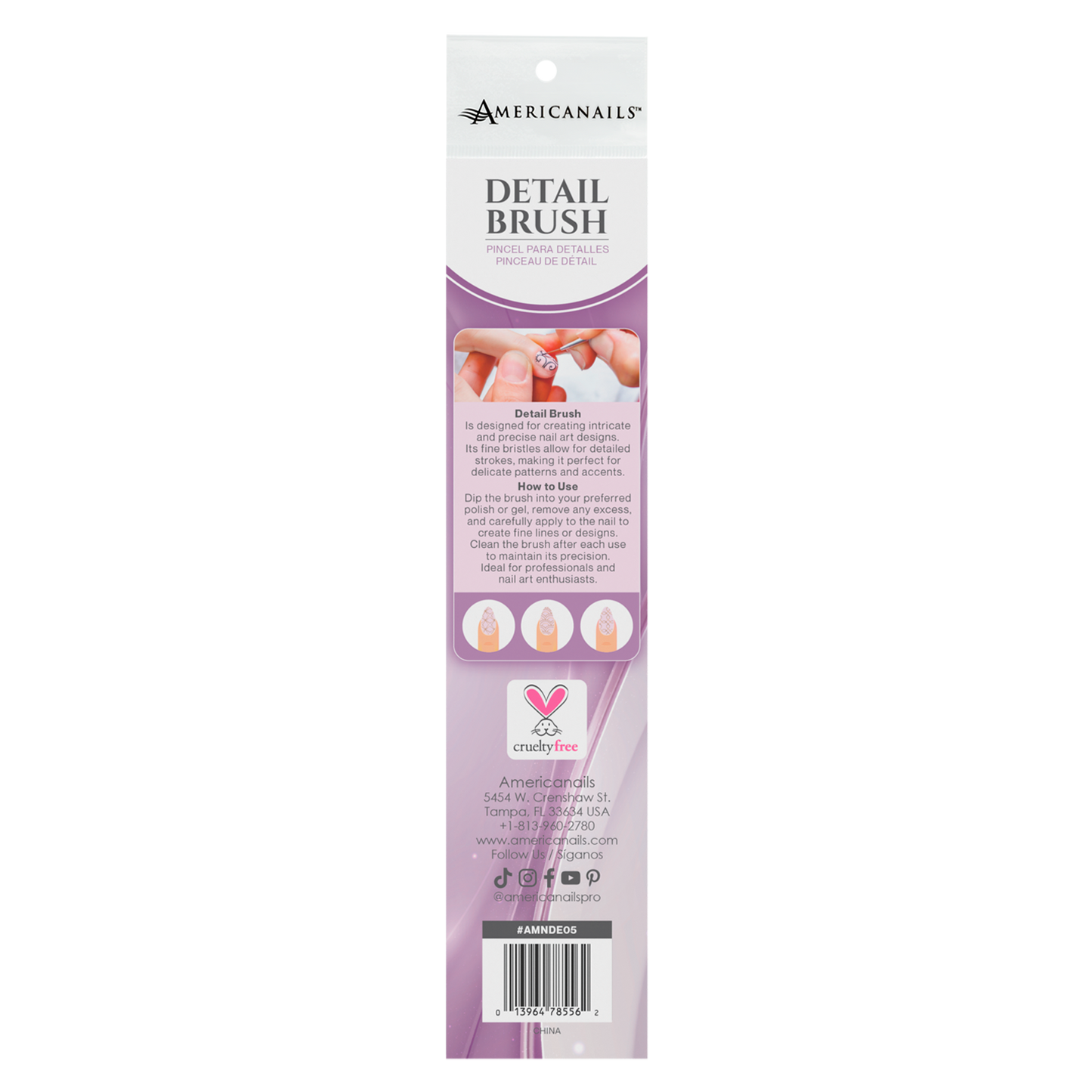 Americanails Detail Art Brush