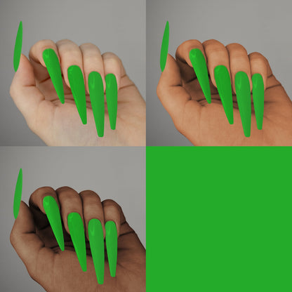 Americanails Colored Acrylic Powder | Neon Green 2oz