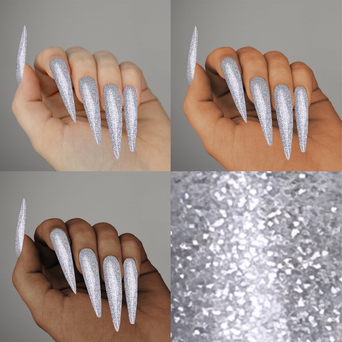 Americanails Colored Acrylic Powder | Opal Glitter 2oz