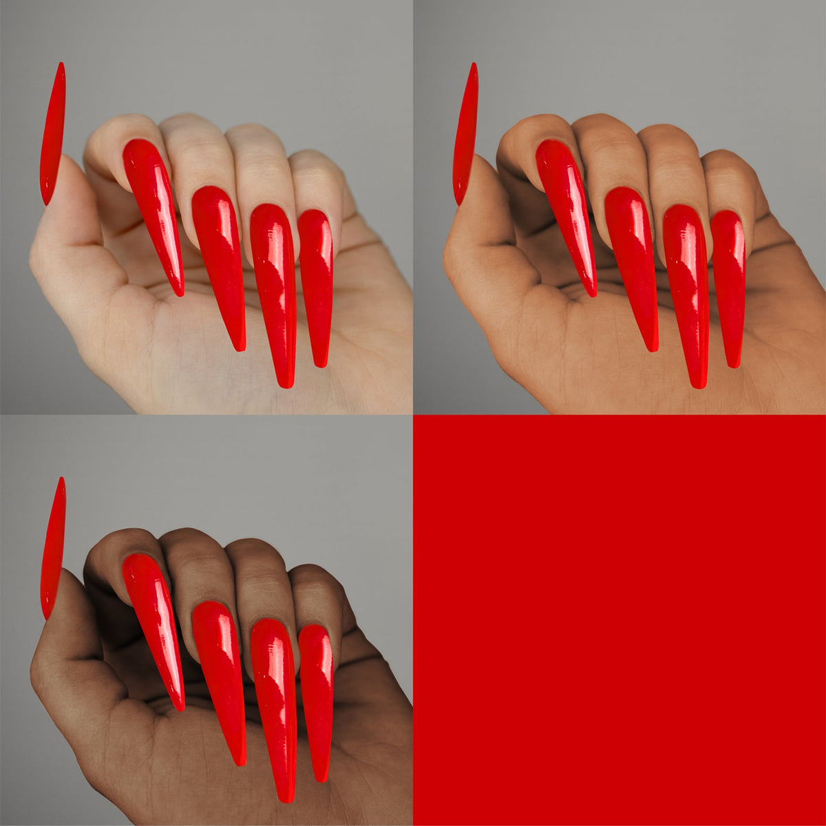 Americanails Colored Acrylic Powder | Scarlet Red 2oz