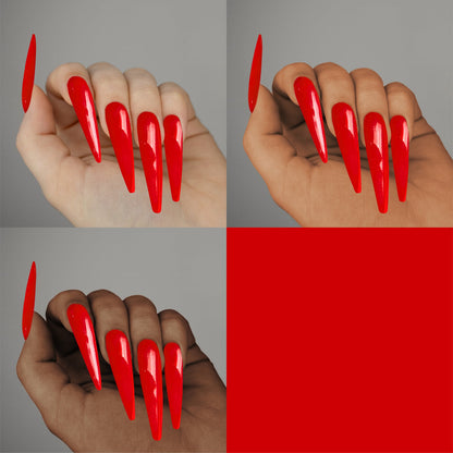 Americanails Colored Acrylic Powder | Scarlet Red 2oz