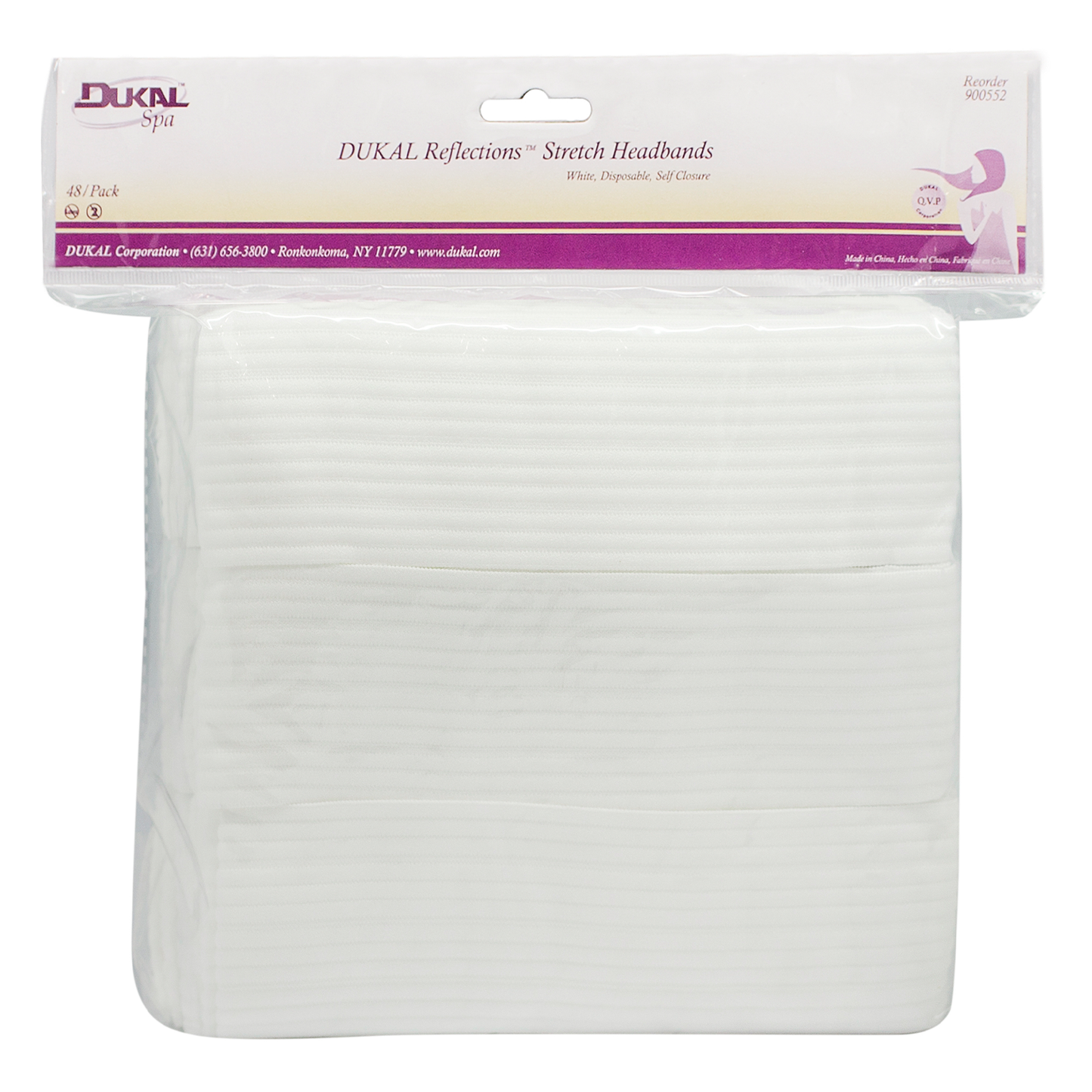 Funda de cuna facial ajustada Dukal Spa, 100 unidades
