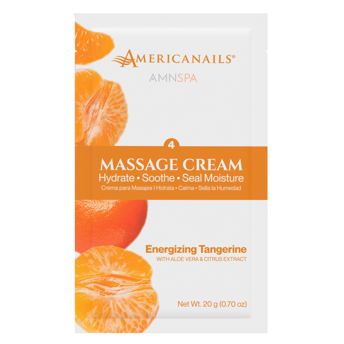 Americanails AMN Spa Complete Pedi Kit | Energizing Tangerine Case (50 Pack)