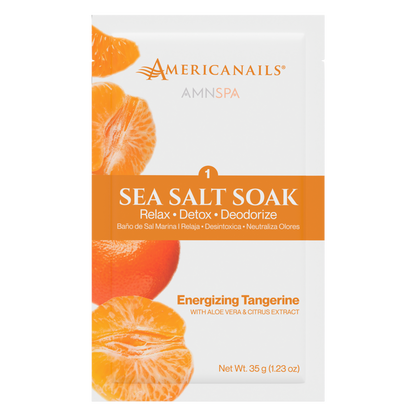 Americanails AMN Spa Complete Pedi Kit | Energizing Tangerine Case (50 Pack)
