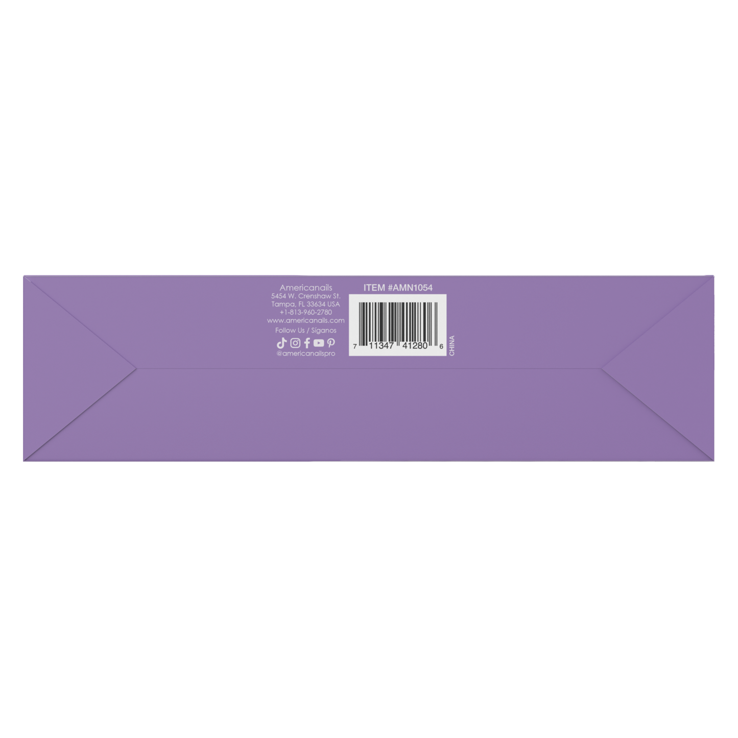 Americanails EasyPeel Nail File Abrasive Strips | White 240 50ct