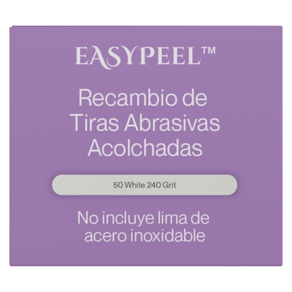 Americanails EasyPeel Nail File Abrasive Strips | White 240 50ct