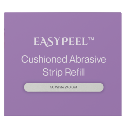 Americanails EasyPeel Nail File Abrasive Strips | White 240 50ct