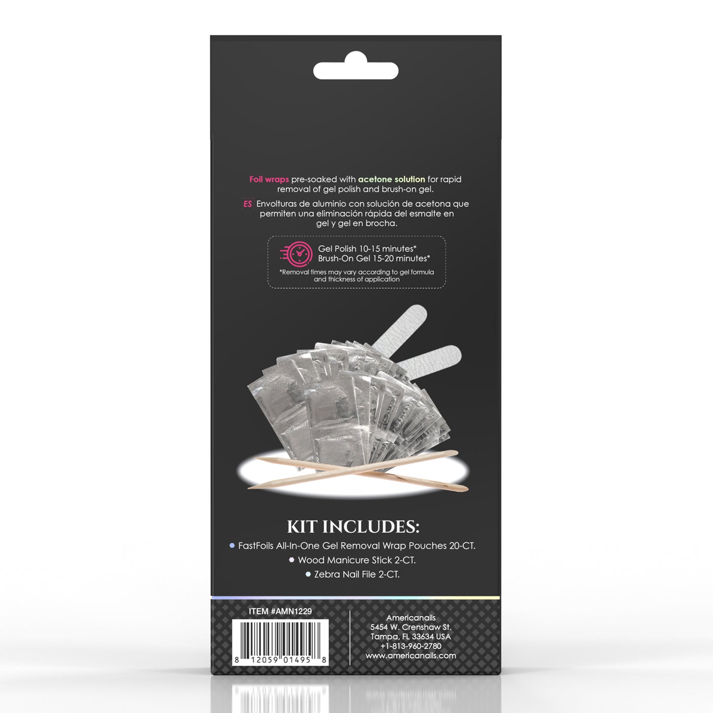 Americanails FastFoils Gel Removal Kit