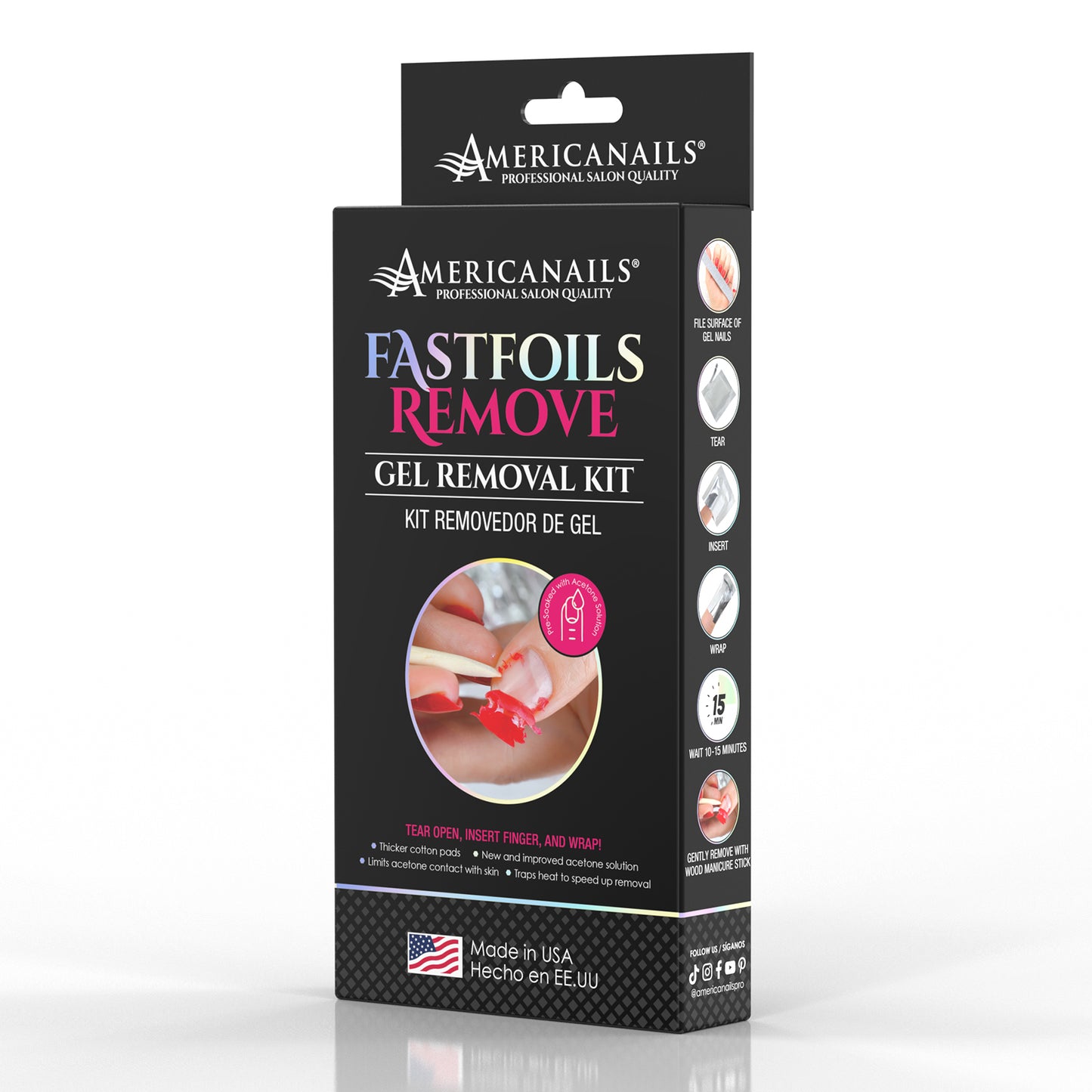 Americanails FastFoils Gel Removal Kit