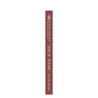 Americanails Faux Kolinsky Bamboo Series | Round Acrylic #18 Brush