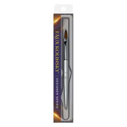Americanails Faux Kolinsky Designer Series | Oval Acrylic #8 Brush