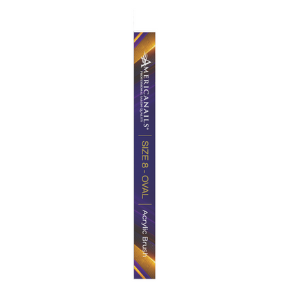 Americanails Faux Kolinsky Designer Series | Oval Acrylic #8 Brush