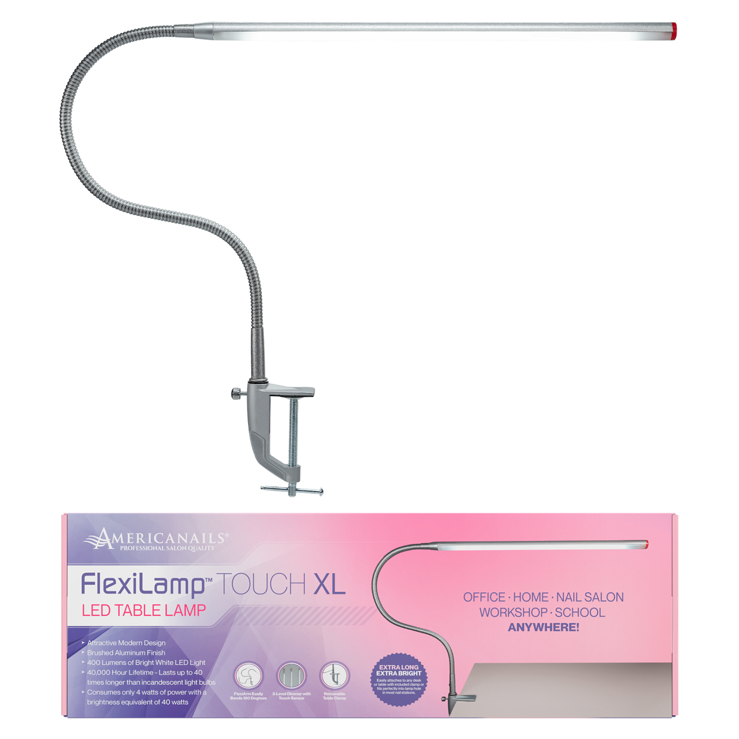 Americanails FlexiLamp Touch XL Table Lamp