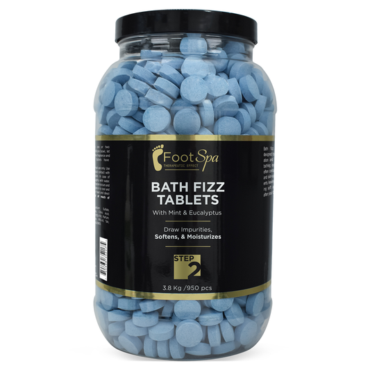FootSpa Bath Fizz Tablets | Mint & Eucalyptus 950ct