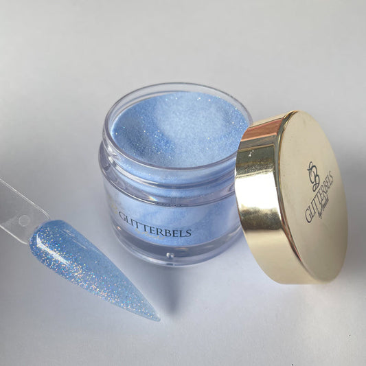 Glitterbels Acrylic Powder | Blue Jelly 1oz