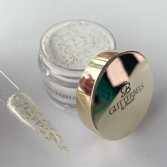 Glitterbels Acrylic Powder | 24 Carat Tinsel 1oz