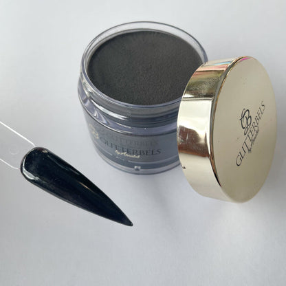 Glitterbels Acrylic Powder | Carbon Black 1oz