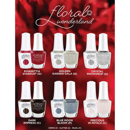 Gelish Morgan Taylor Floral Wonderland Collection Box Set 12ct