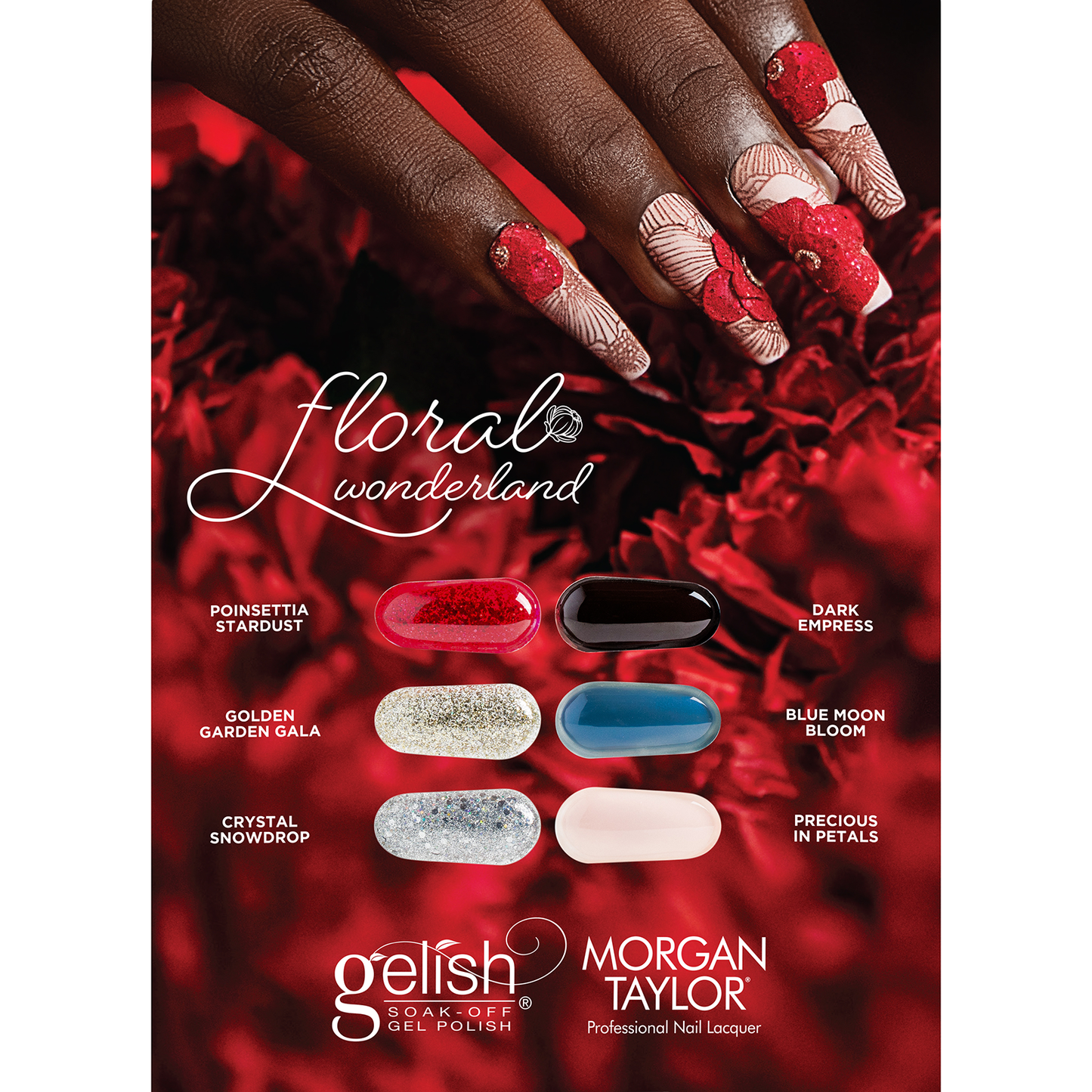 Morgan Taylor Floral Wonderland Collection Display 12ct