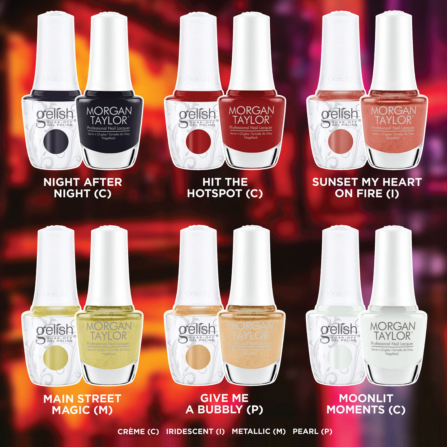 Gelish Morgan Taylor Living Our Life Collection Box Set 12ct