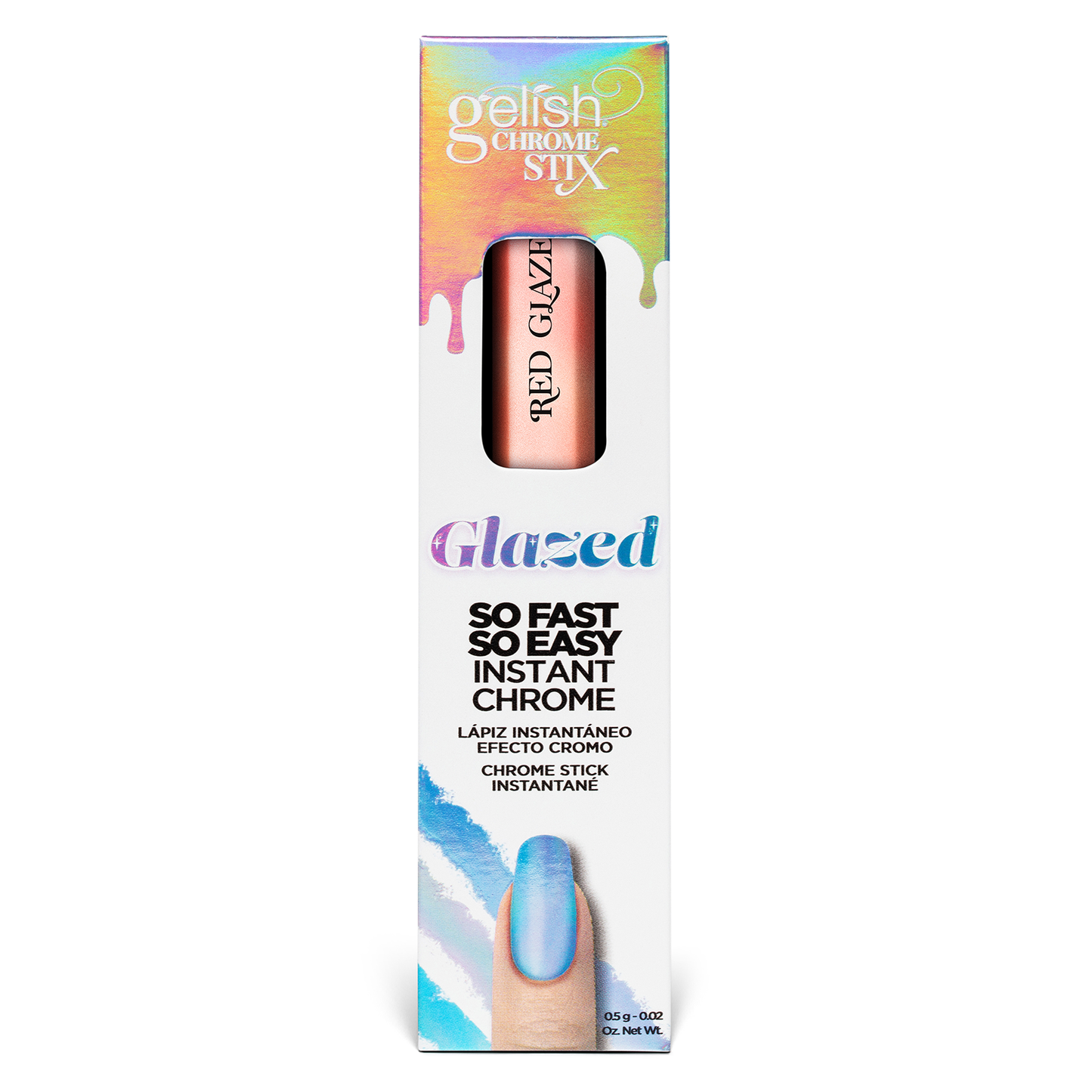 Gelish Chrome Stix | Red Glazed