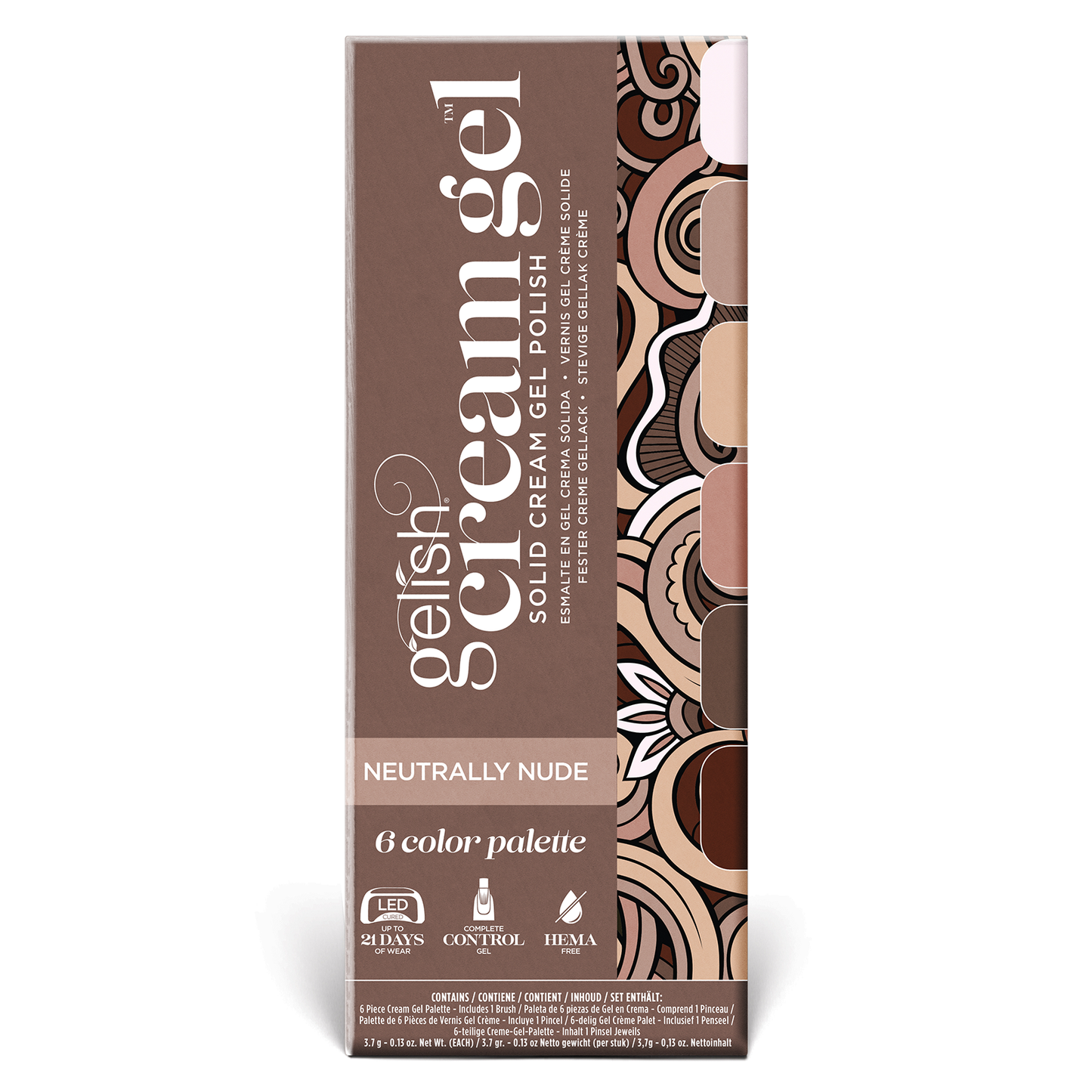Gelish Cream Gel Palette | Neutrally Nude