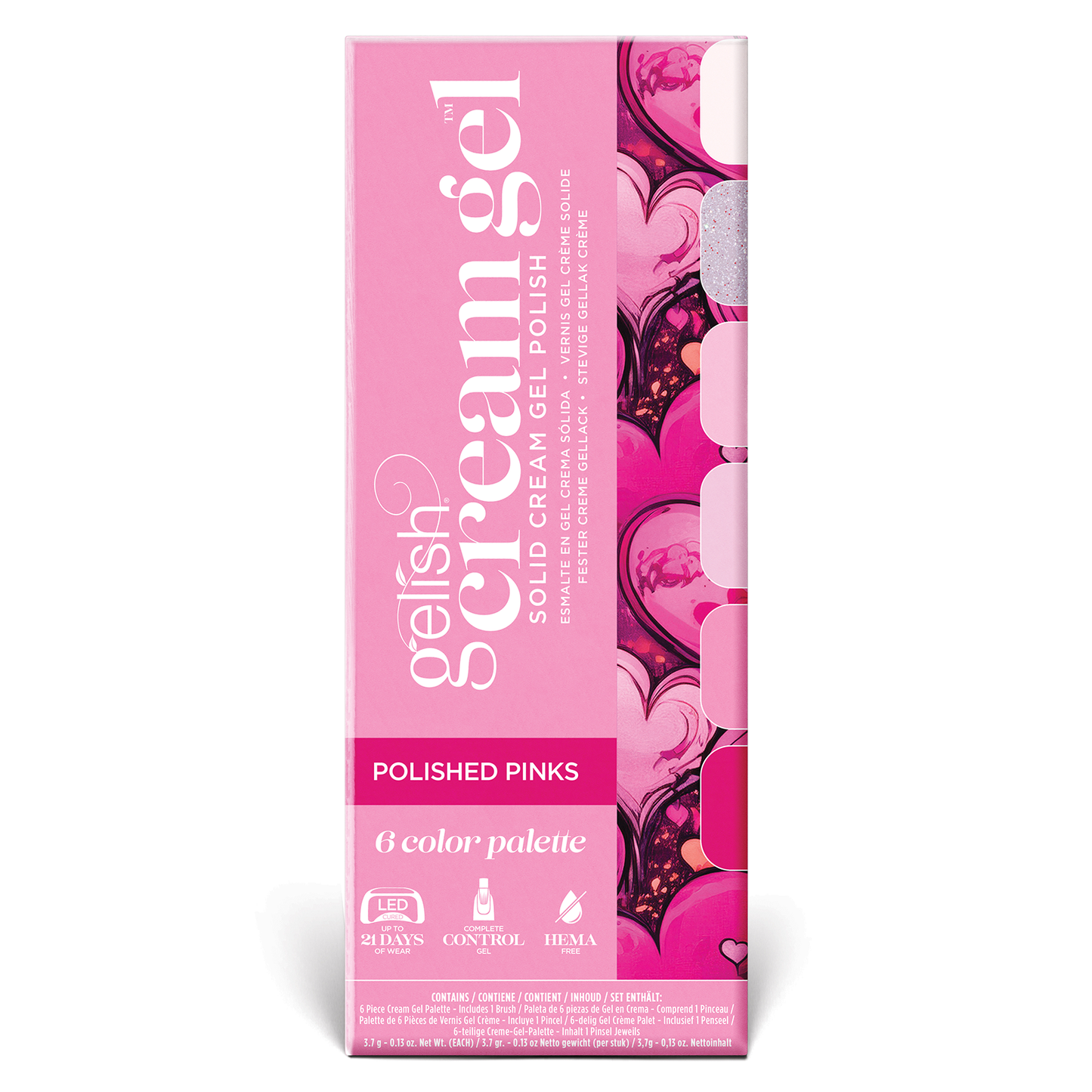 Gelish Cream Gel Palette | Polished Pink