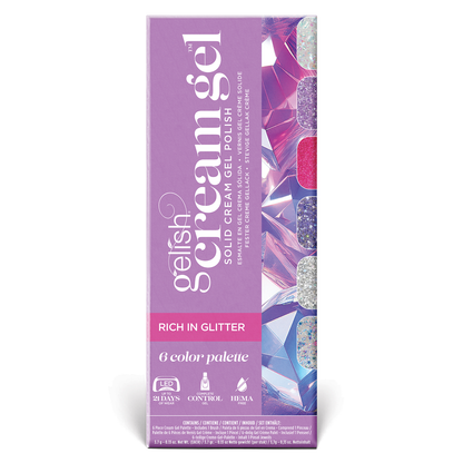 Gelish Cream Gel Palette | Rich In Glitter